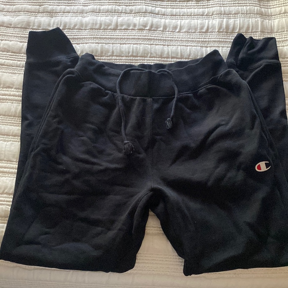 Black Champion Reverse Weave Sweat/ Joggers